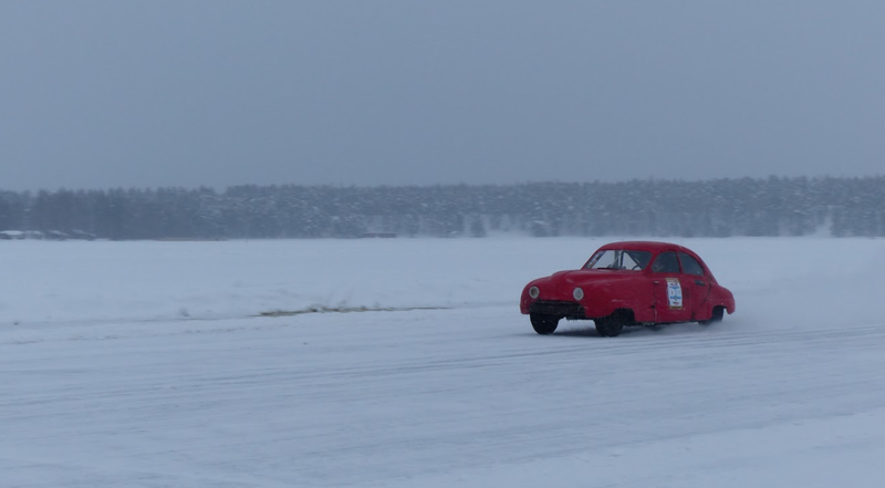 Illustration for article titled Sweden's 'Speed Weekend On Ice' Is Where Sanity Goes To Die And Axles Go To Break